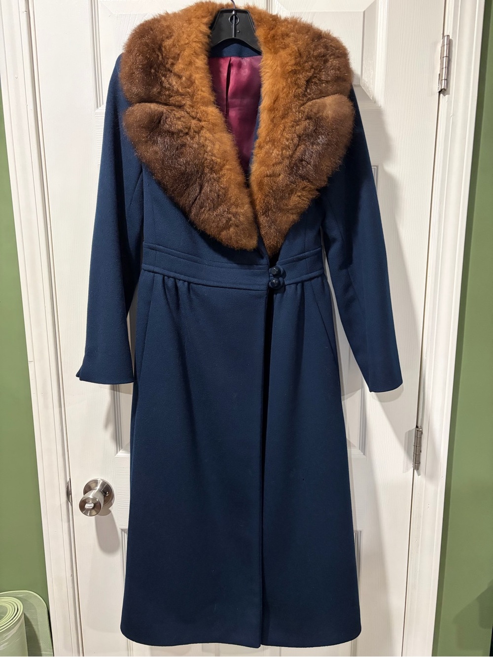 Vintage Youthcraft Navy Wool Coat